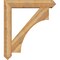 Ekena Millwork Westlake Arts and Crafts Rough Sawn Bracket w/ Offset Brace, Western Red Cedar, 8"W x 42"D x 48"H BKT0806X42X48WTL03RWR - alternate 3